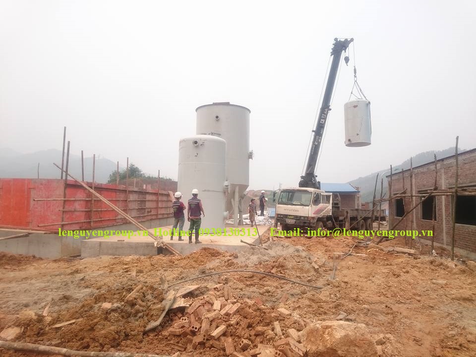 Hệ thống xử lý nước cấp trại lợn Hòa Yên - Yên Bái